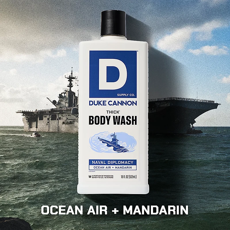 Duke Cannon 18 oz Naval Diplomacy Body Wash