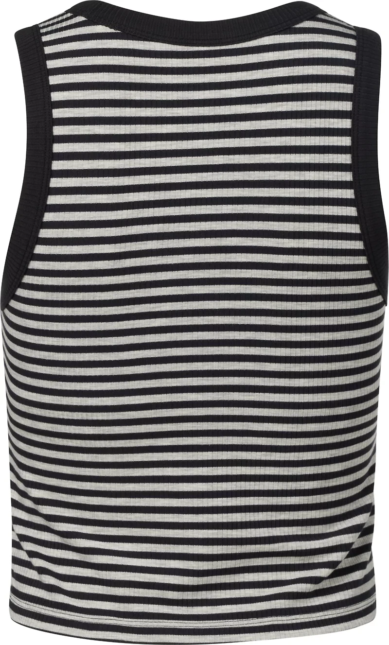 BCG Women's Low Stripe Rib Bra Tank Top