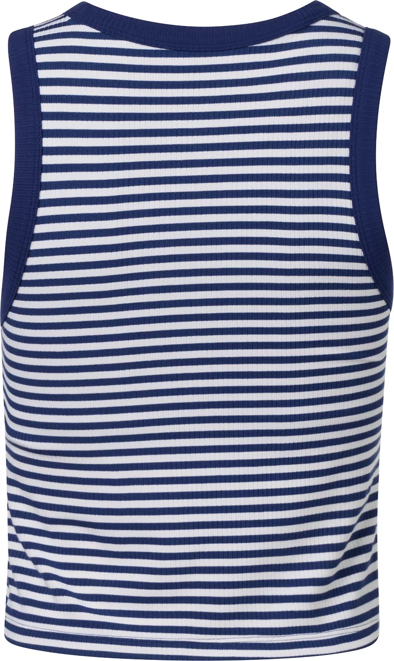 BCG Women's Low Stripe Rib Bra Tank Top