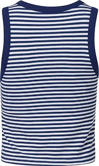 BCG Women's Low Stripe Rib Bra Tank Top