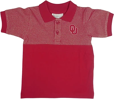 Two Feet Ahead Boys' University of Oklahoma Honeycomb Polo Shirt