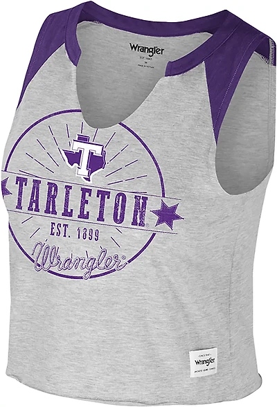 Wrangler Women's Tarleton State Vintage Muscle Tank