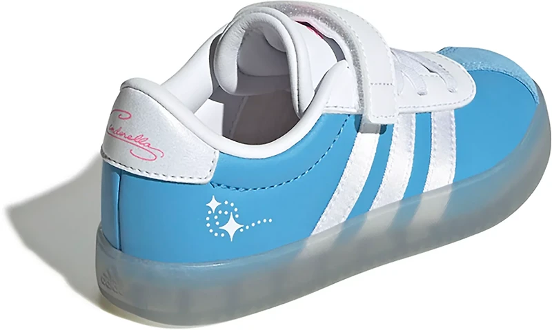 adidas Kids' VL Court 3.0 Cinderella Shoes