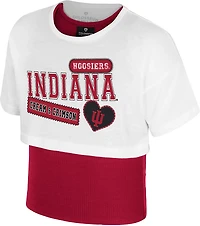 Colosseum Girls' Indiana Gale 2Fer Short Sleeve Top