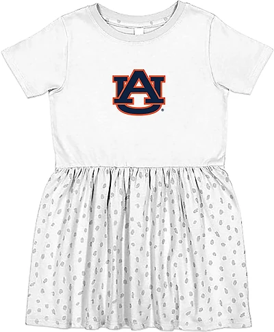 Two Feet Ahead Infant Girls' Auburn University Polka Dot Dress
