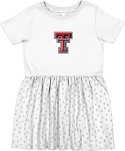 Two Feet Ahead Infant Girls' Texas Tech University Polka Dot Dress
