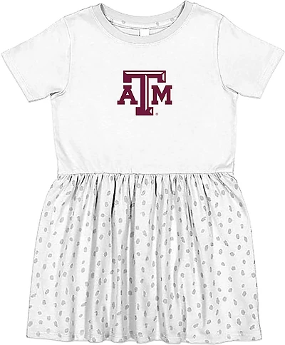 Two Feet Ahead Infant Girls' Texas A&M University Polka Dot Dress