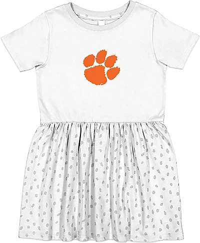 Two Feet Ahead Infant Girls' Clemson University Polka Dot Dress