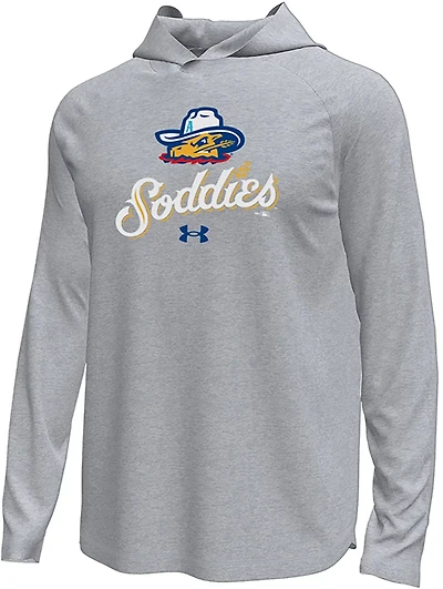 Under Armour Men's Sod Poodles Forkball Tech Stretch Long Sleeve Hooded T-shirt