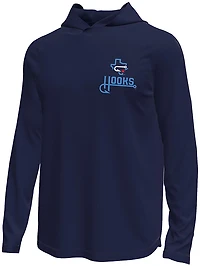 Under Armour Men's Hooks Forkball Tech Stretch Long Sleeve Hooded T-shirt