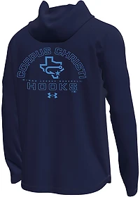 Under Armour Men's Hooks Forkball Tech Stretch Long Sleeve Hooded T-shirt