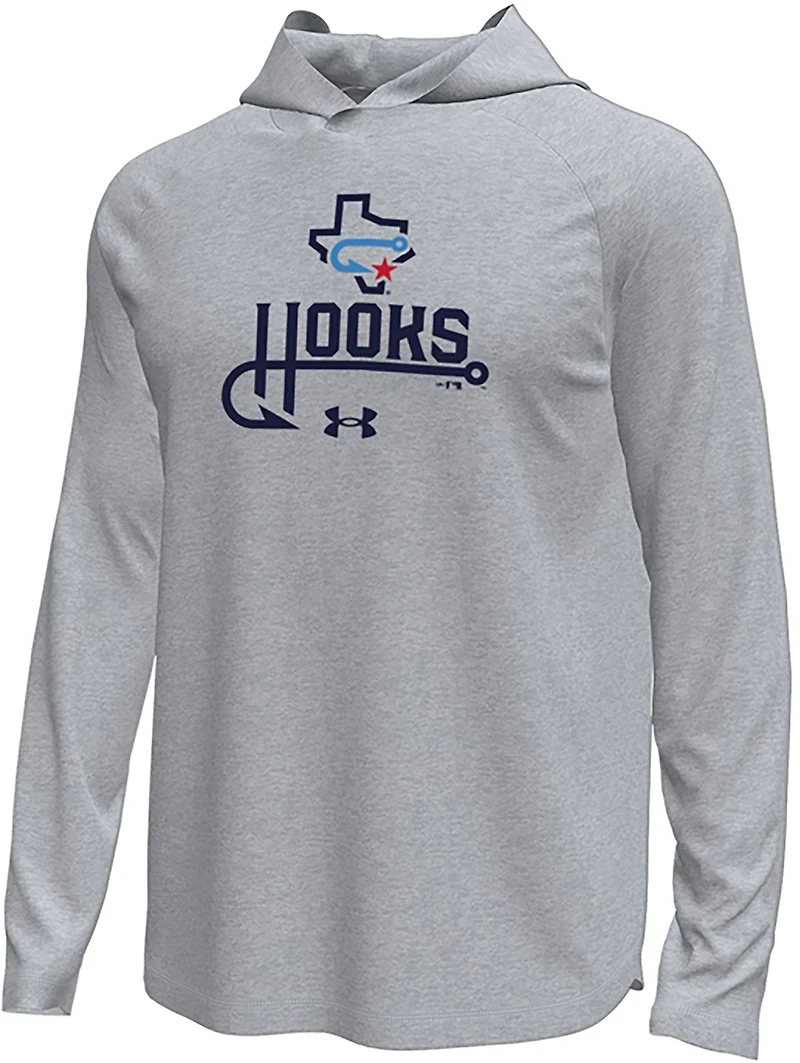 Under Armour Men's Hooks Knuckleball Tech Stretch Long Sleeve Hooded T-shirt