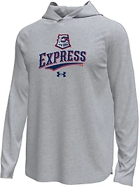 Under Armour Men's Round Rock Express Four Seam Tech Stretch Long Sleeve Hooded T-shirt