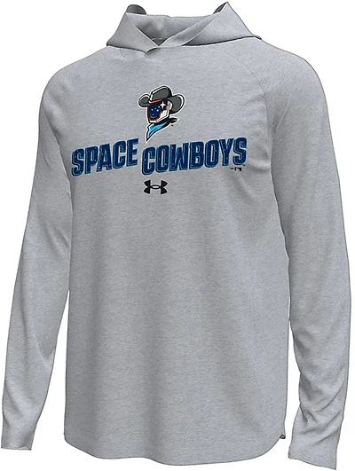 Under Armour Men's Space Cowboys Four Seam Tech Stretch Long Sleeve Hooded T-shirt