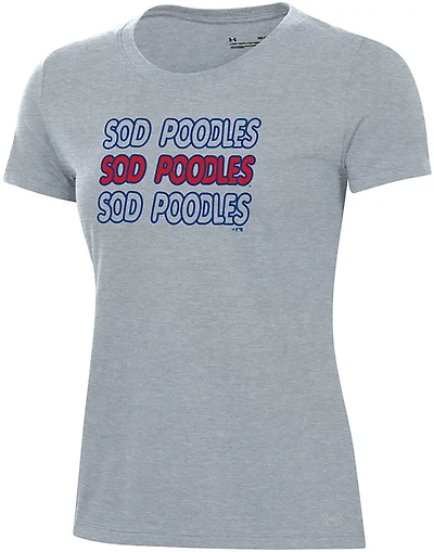 Under Armour Women's Sod Poodles Extra Innings Performance T-shirt