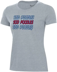 Under Armour Women's Sod Poodles Extra Innings Performance T-shirt