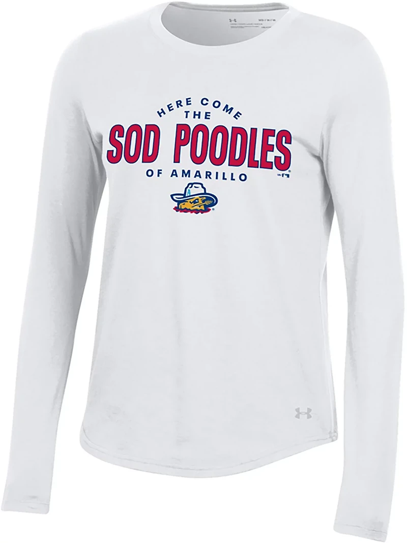 Under Armour Women's Amarillo Sod Poodles Changeup Performance Long Sleeve T-shirt