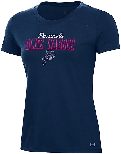 Under Armour Women's Wahoos Pine Tar Performance T-shirt