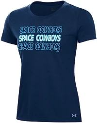 Under Armour Women's Space Cowboys 5-4-3 Triple Play Performance T-shirt
