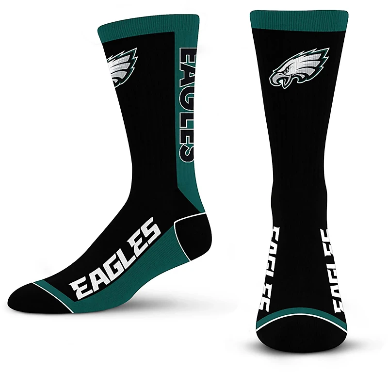 For Bare Feet Philadelphia Eagles MVP Crew Socks
