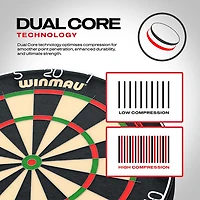 Winmau Blade 6 Dual Core Professional Bristle Dartboard