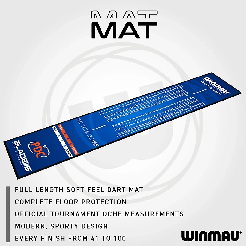 Winmau Pro Zone Outshot Soft Feel Dart Mat
