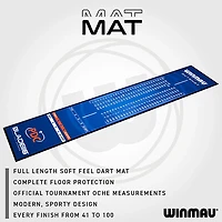 Winmau Pro Zone Outshot Soft Feel Dart Mat