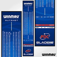 Winmau Pro Zone Outshot Soft Feel Dart Mat