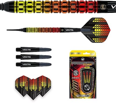 Winmau Firestorm Flame Pro Tungsten Softip 20 g Darts 3-Pack