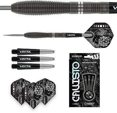 Winmau Callisto Pro 90% Tungsten Steel Tip 24 g Darts 3-Pack