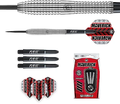 Winmau Maverick Pro Steel Tip Tungsten 22 g Darts 3-Pack