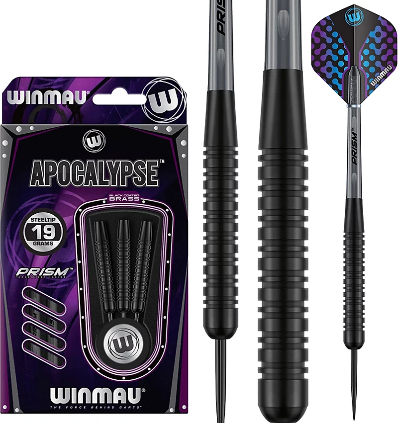 Winmau Apocalypse Brass Steel Tip Darts 3-Pack
