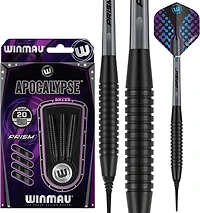 Winmau Apocalypse Brass Soft Tip 20g Darts 3-Pack