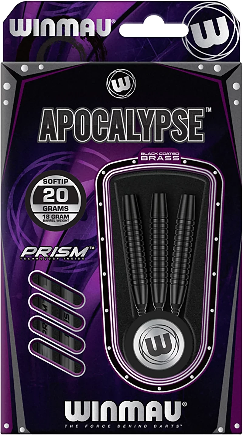Winmau Apocalypse Brass Soft Tip 20g Darts 3-Pack