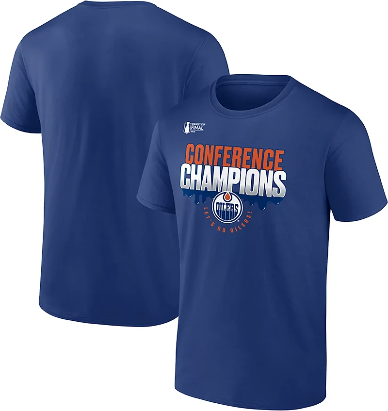 Fanatics Men's Edmonton Oilers 2025 NHL Conference Champions Local Hometown Short Sleeve T-Shirt