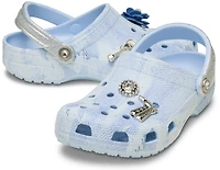 Crocs Adults' Rhinestone Denim Classic Clogs