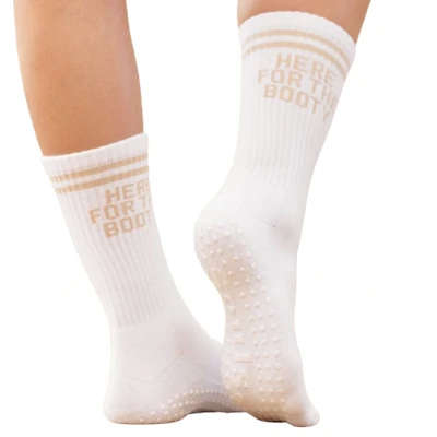 Souls. Women's Here for the Booty Grip Crew Socks