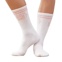 Souls. Women's Cutie With A Booty Grip Crew Socks