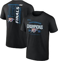 Fanatics Men's Oklahoma City Thunder 2025 Conference Champions Roster Buzzer Beater Short Sleeve T-Shirt