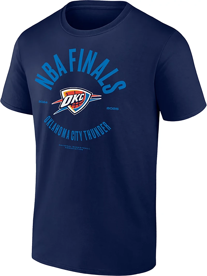 Fanatics Men's Oklahoma City Thunder 2025 Conference Finals Participants Playoff Charging Foul Cotton Short Sleeve T-Shirt