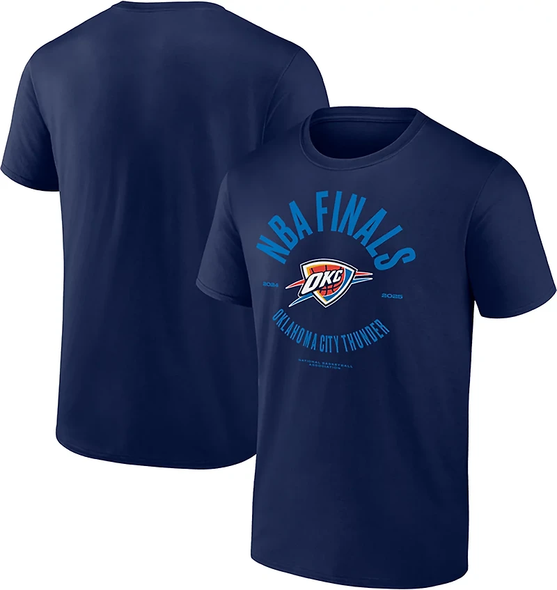 Fanatics Men's Oklahoma City Thunder 2025 Conference Finals Participants Playoff Charging Foul Cotton Short Sleeve T-Shirt