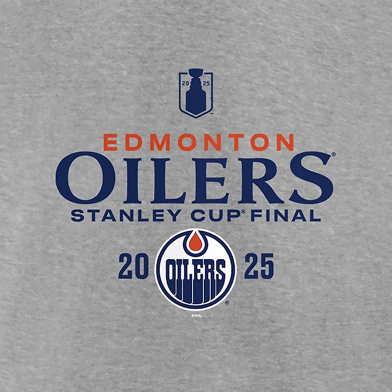 Fanatics Men's Edmonton Oilers 2025 NHL Conference Finals Participant Roster Cotton Short Sleeve T-Shirt