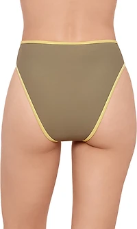 Salt + Cover Juniors' a Bind Cheeky High Waist Swim Bottoms