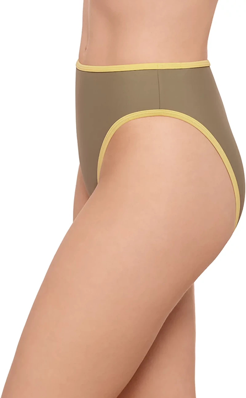 Salt + Cover Juniors' a Bind Cheeky High Waist Swim Bottoms