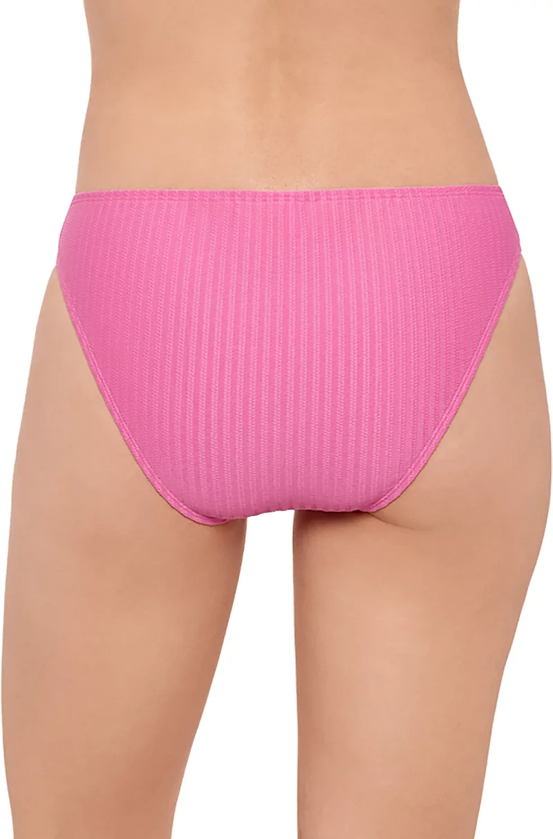 Salt + Cove Juniors' Ziggy Rib Cheeky Basic Hipster Swim Bottoms