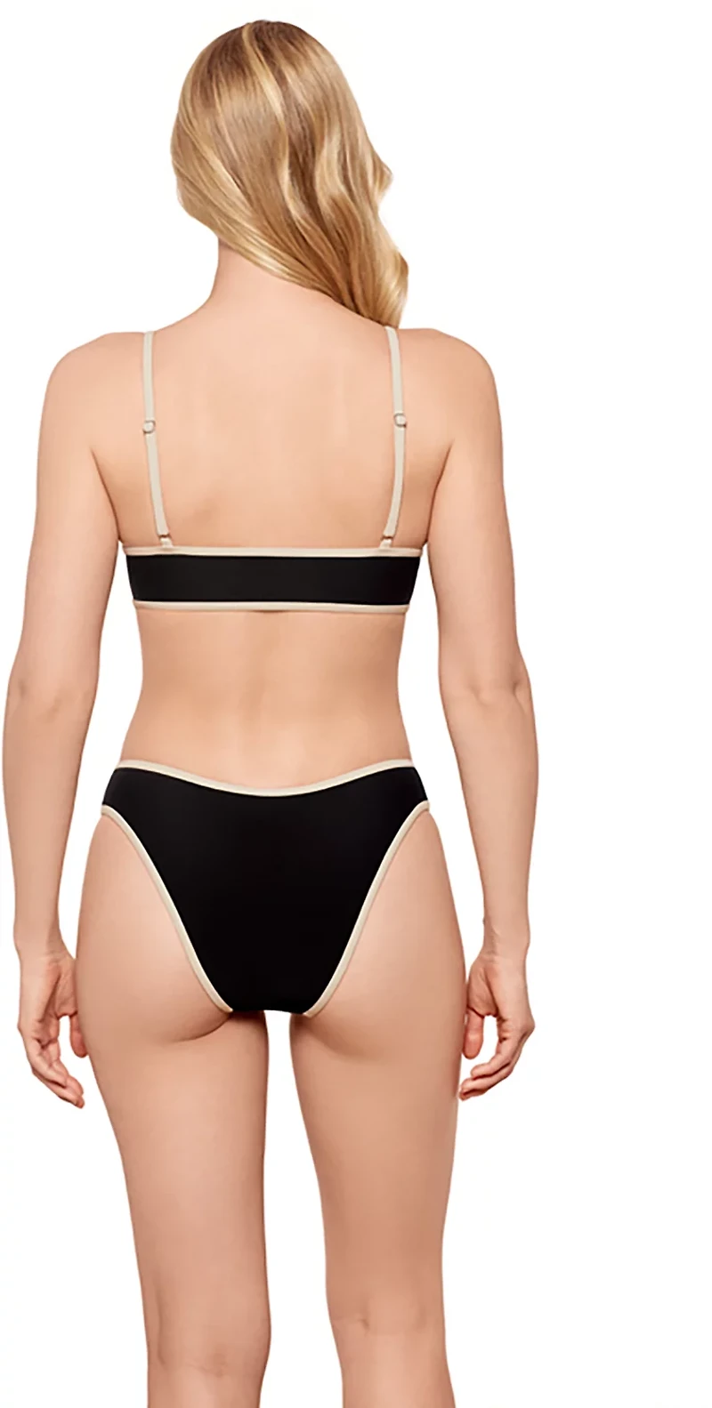 Salt + Cove Juniors' a Bind Front Tab Midkini Swim Top