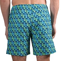 Beach Bros Men's Gradient Pineapple Swim Trunk Shorts 6.5