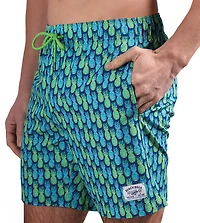 Beach Bros Men's Gradient Pineapple Swim Trunk Shorts 6.5