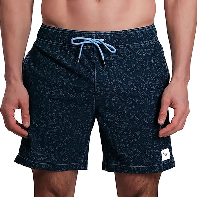 Beach Bros Men's Decal Swim Trunk Shorts 6.5