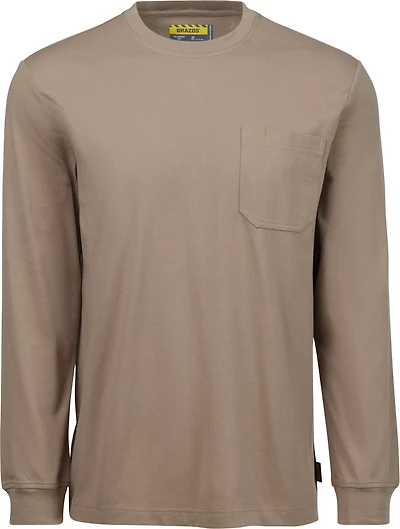 Brazos Men’s Contractor Pocket Long Sleeve T-shirt
